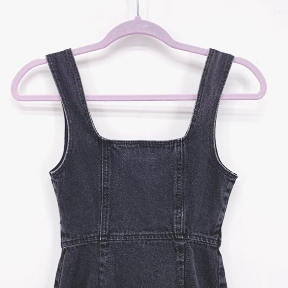 Urban Outfitters Denim Button Front Mini Dress - Picture 6 of 10